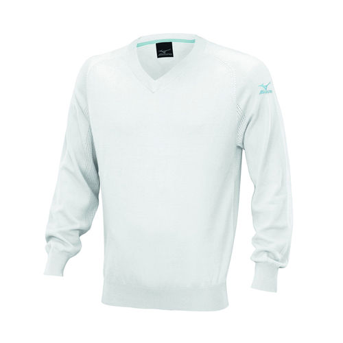 Mizuno Modal/Cotton Sweater white